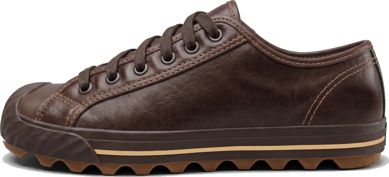 Grounder Lo Leather in Chocolate