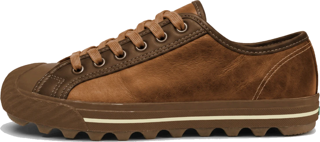 Grounder Lo Leather in Rust